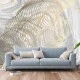 FOTO TAPET Aesthetic Gray Feathers, gri abstract, dimensiuni pe comanda FOTO TAPET Aesthetic Gray Feathers, gri abstract, dimensiuni pe comanda