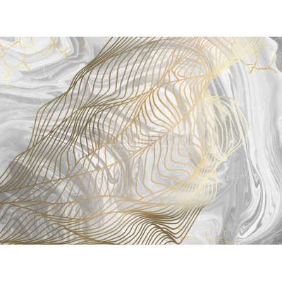 FOTO TAPET Aesthetic Gray Feathers, gri abstract, dimensiuni pe comanda ORNATI
