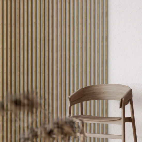 Lamela decorativa Linea Slim Single stejar