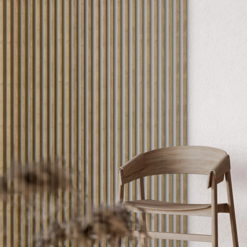 Lamela decorativa Linea Slim Single stejar