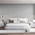 Lamela decorativa Linea Slim Single alb