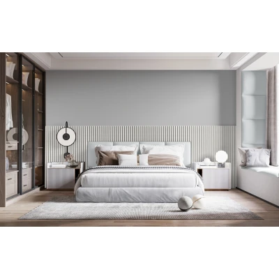 Lamela decorativa Linea Slim Single alb Stegu