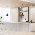 Lamela decorativa Linea Slim Single alb