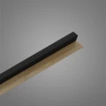Panou decorativ Linea Slim 1 negru stejar