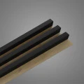 Panou decorativ Linea Slim 3 negru stejar