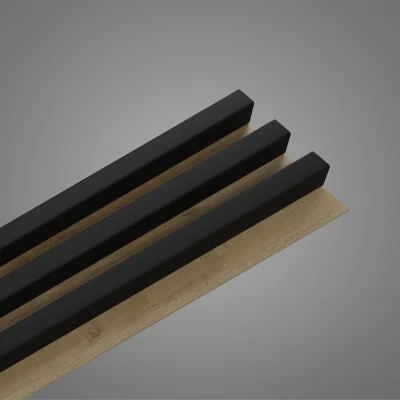 Panou decorativ Linea Slim 3 negru stejar Stegu