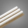 Panou decorativ tip riflaj Linea Slim 3 alb stejar