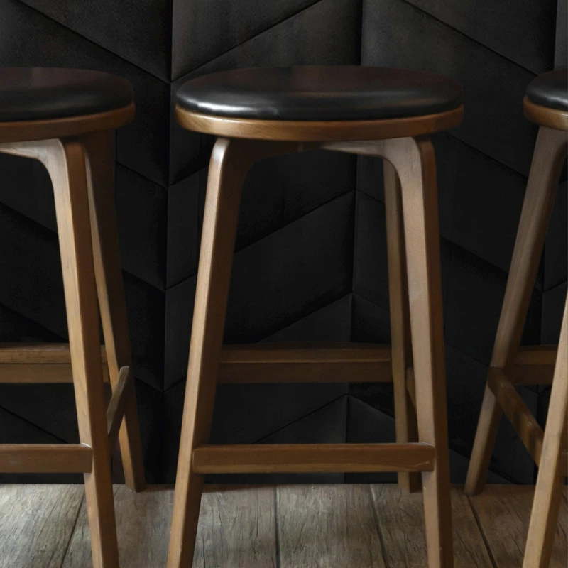 Panou tapitat ABIES herringbone-Paralelogram negru dreapta R100R 30x15