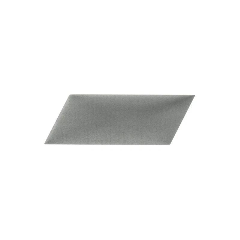 Panou tapitat ABIES herringbone-Paralelogram gri dreapta R91R 30x15