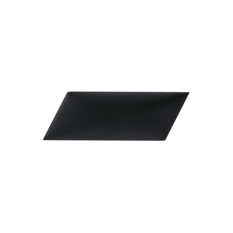 Panou tapitat ABIES herringbone-Paralelogram negru dreapta R100R 30x15