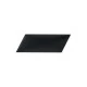 Panou tapitat ABIES herringbone-Paralelogram negru dreapta R100R 30x15