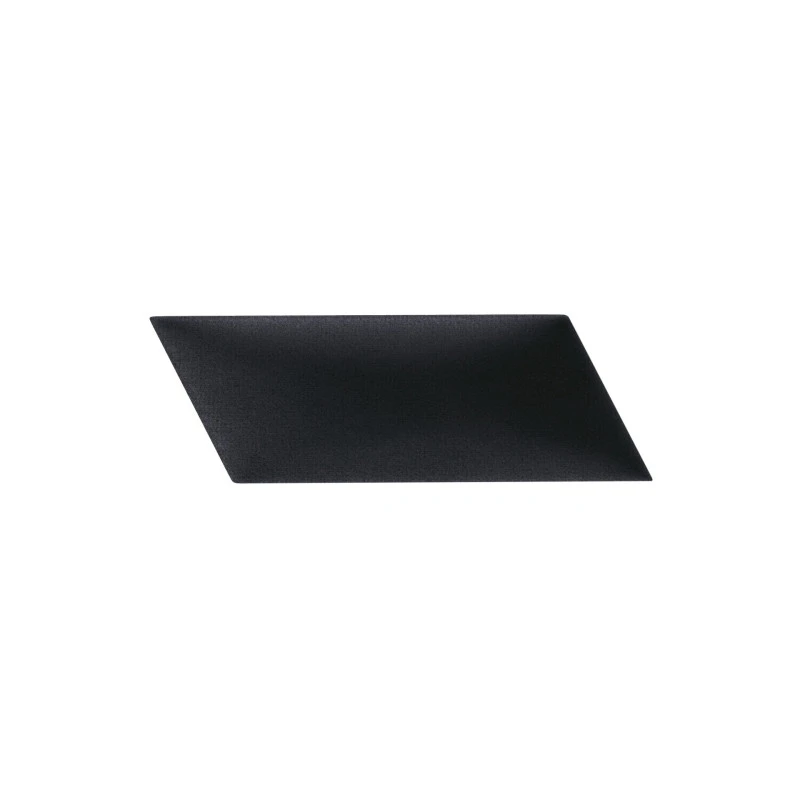 Panou tapitat ABIES herringbone-Paralelogram negru stanga R100L 30x15