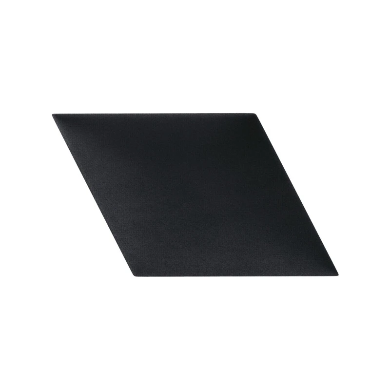 Panou tapitat ABIES herringbone-Paralelogram negru stanga R100L 30x30