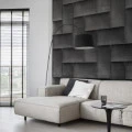 Panou tapitat BASIC 01-Dreptunghi negru MV99 60x30