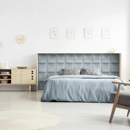 Panou tapitat BASIC 02-Patrat albastru R80 30x30 Panou tapitat BASIC 02-Patrat albastru R80 30x30
