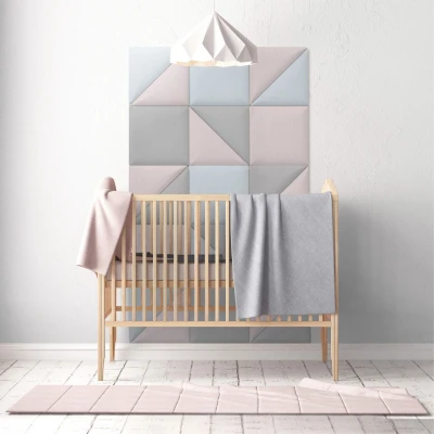 Panou tapitat BASIC 02-Patrat roz R62 30x30 Stegu