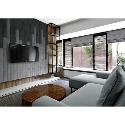 Panou tapitat BASIC 03-Dreptunghi gri K11 30x15 Stegu