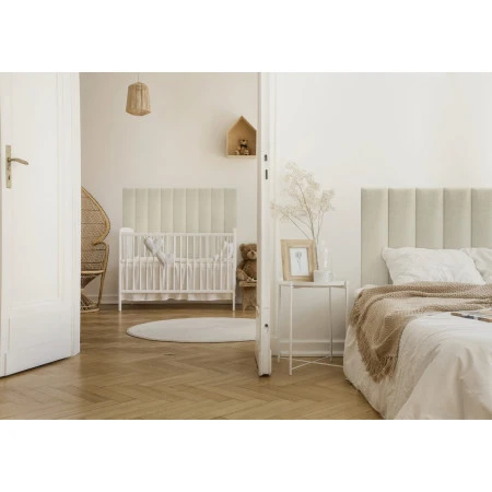 Panou tapitat BASIC 03-Dreptunghi crem M03 90x15 Stegu
