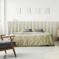 Panou tapitat BASIC 03-Dreptunghi crem M03 90x15