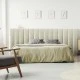 Panou tapitat BASIC 03-Dreptunghi crem M03 90x15