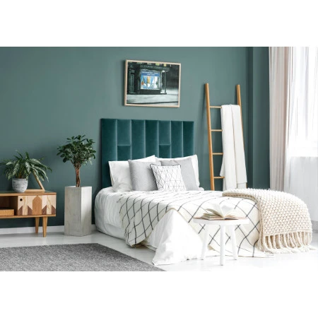 Panou tapitat BASIC 03-Dreptunghi albastru M12 30x15 Stegu