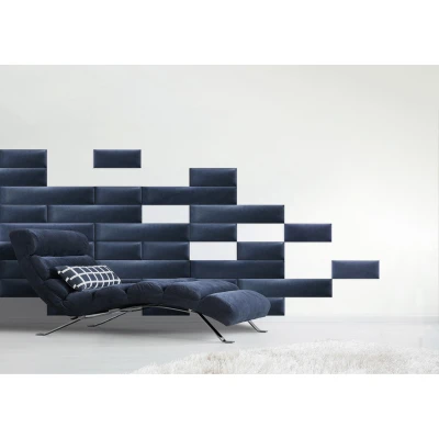 Panou tapitat BASIC 03-Dreptunghi albastru M20 30x15 Stegu