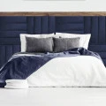 Panou tapitat BASIC 03-Dreptunghi albastru M20 60x15