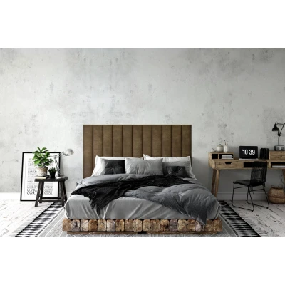 Panou tapitat BASIC 03-Dreptunghi maro PR22 90x15 Stegu