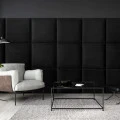 Panou tapitat BASIC PLUS-Patrat negru MV99 60x60