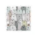 Panou tapitat PRINT KIDS PK01-Patrat model ursulet 30x30