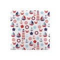 Panou tapitat PRINT KIDS PK02-Patrat model nautic 30x30