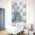 Panou tapitat PRINT KIDS PK05-Patrat model cosmos 30x30 set 4 buc.