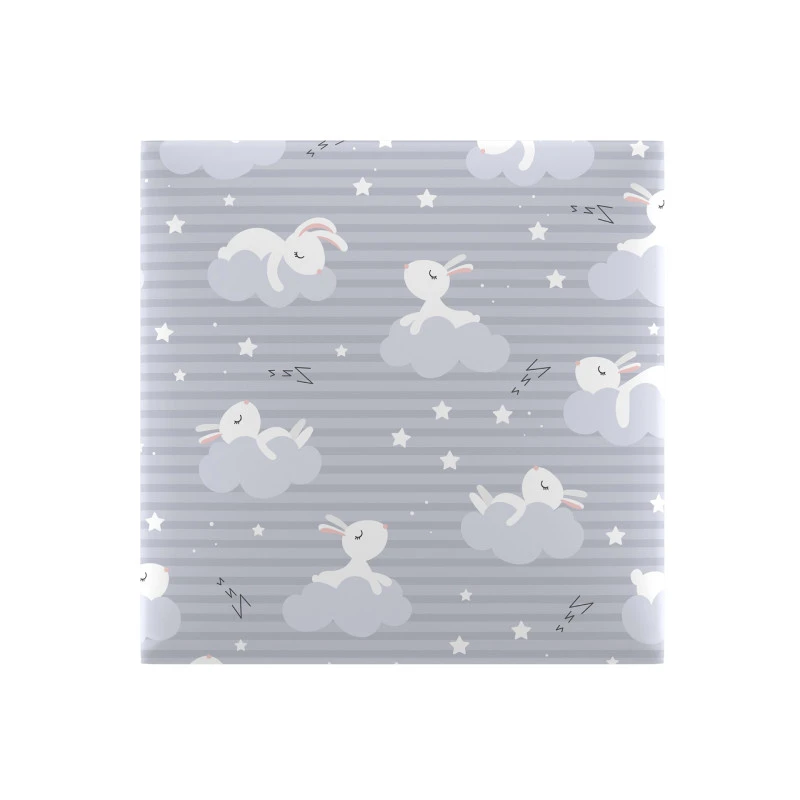 Panou tapitat PRINT KIDS PK06-Patrat model norisor 30x30