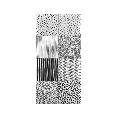 Panou tapitat PRINT KIDS PK07-Patrat model geometric 30x30 set 8 buc. Stegu