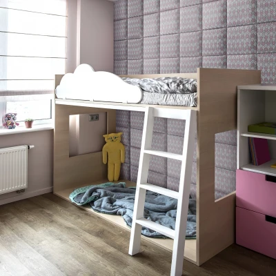 Panou tapitat PRINT 03-Patrat 30x30 Stegu