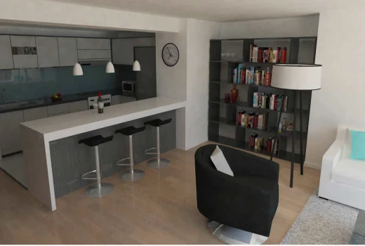 Design Interior -Apartament 2 camere , Bucuresti , stil Modern
