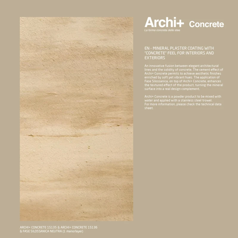 Vopsea decorativa cu efect de beton aparent - Archi+ Concrete