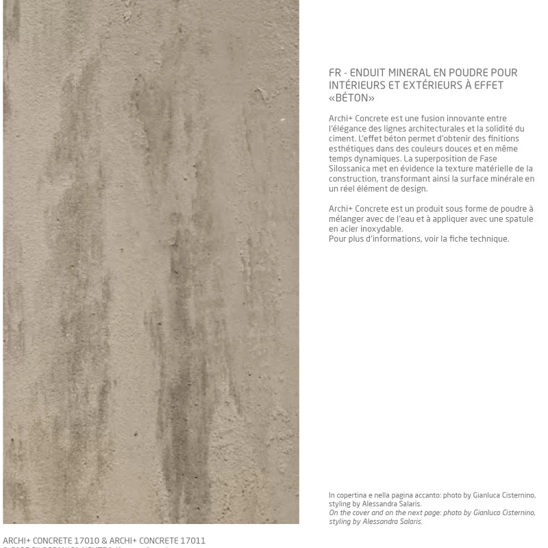 Vopsea decorativa cu efect de beton aparent - Archi+ Concrete
