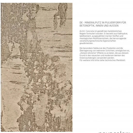 Vopsea decorativa cu efect de beton aparent - Archi+ Concrete