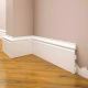 Plinta decorativa LPC07 79x12.6x2440 mm din duropolimer, profil clasic