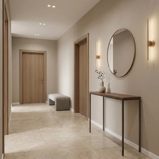 Plinta decorativa LPC11 78x13x2440 mm din duropolimer, profil modern