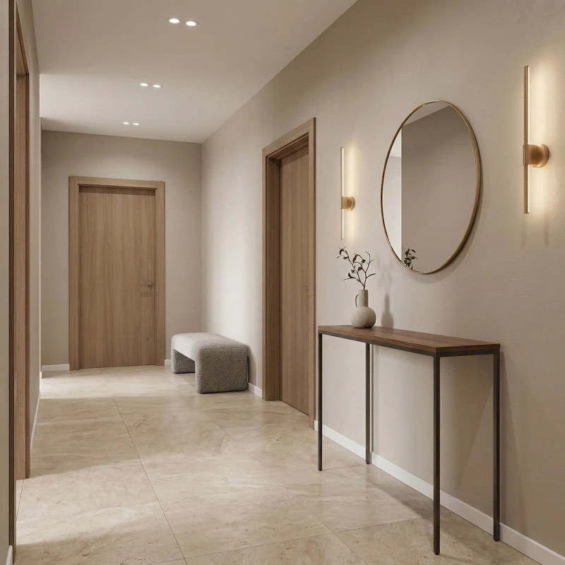 Plinta decorativa LPC11 78x13x2440 mm din duropolimer, profil modern