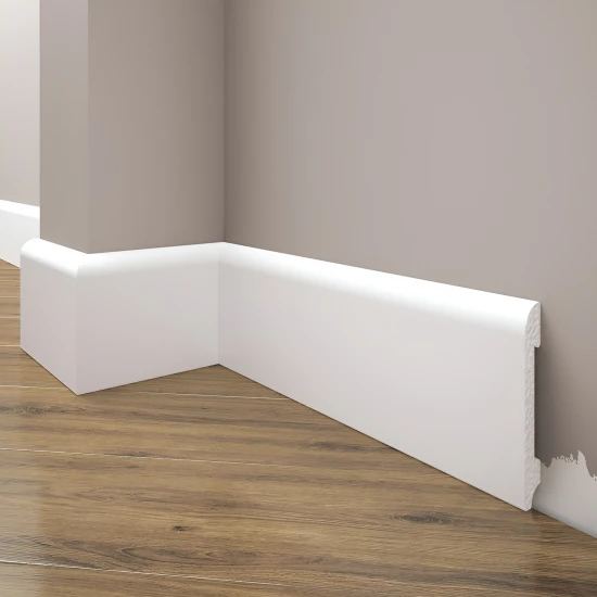 Plinta decorativa LPC11 78x13x2440 mm din duropolimer, profil modern