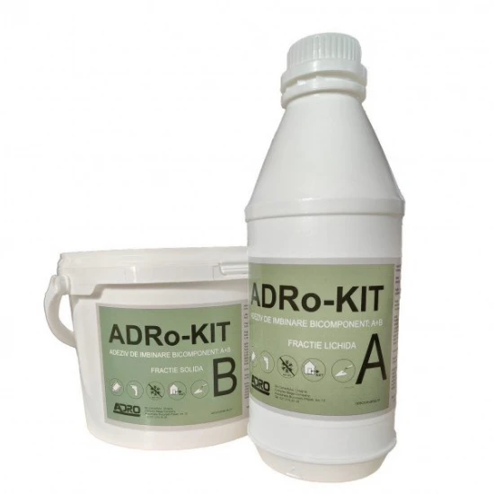 ADRo-Kit A+B 3kg - Material bicomponent pentru îmbinarea profilurilor de exterior