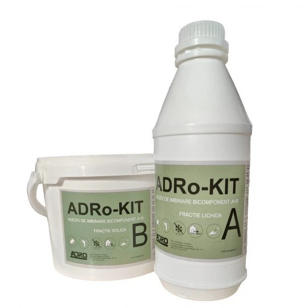 ADRo-Kit A+B 6kg - Material bicomponent pentru îmbinarea profilurilor de exterior