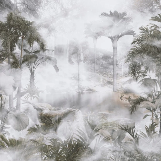 Fototapet fara imbinari Foggy Tropics