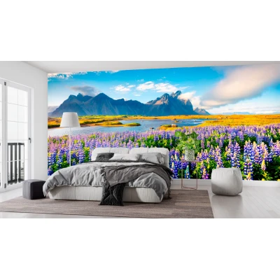Fototapet fara imbinari Lavender Field Premier Decor