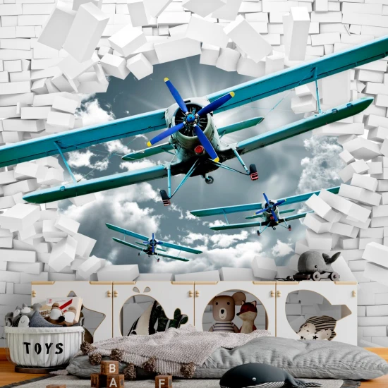 Fototapet fara imbinari Planes