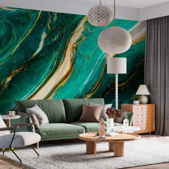 Fototapet fara imbinari Emerald