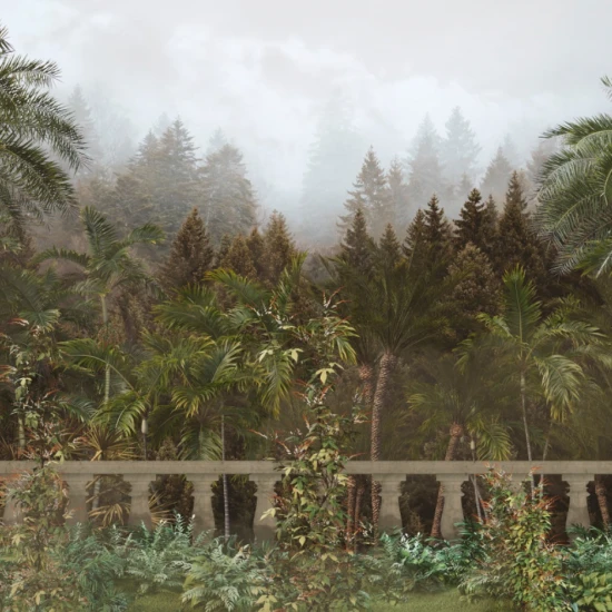 Fototapet fara imbinari Tropical Fresco